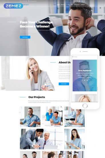 Startup - Startup Company Clean Joomla Template