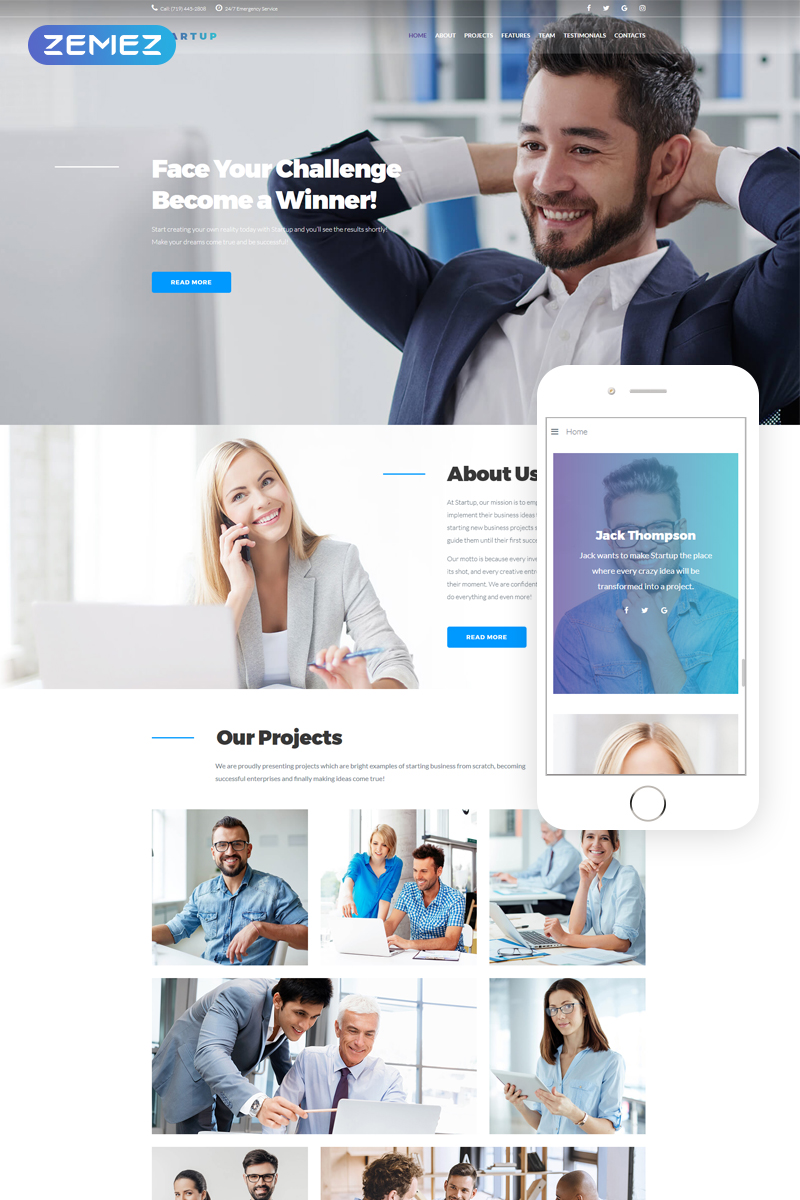 Startup – Startup Company Clean Joomla Template