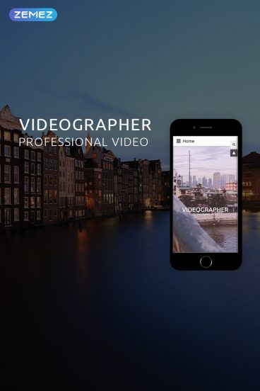 Videographer Joomla Template