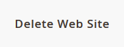 delete-the-web-site