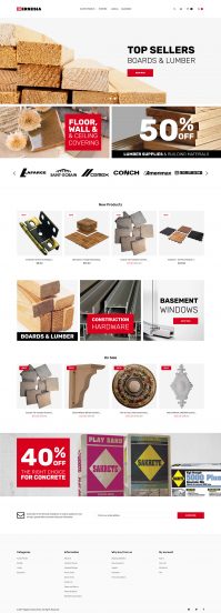 Hernesia - Building Materials Responsive Magento Theme