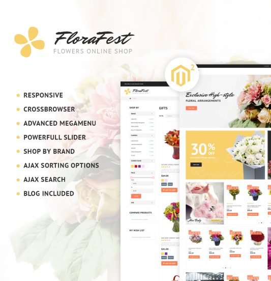 FloraFest - Flower Shop Responsive Magento Theme