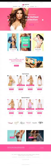 Fashion Lingerie Magento Theme