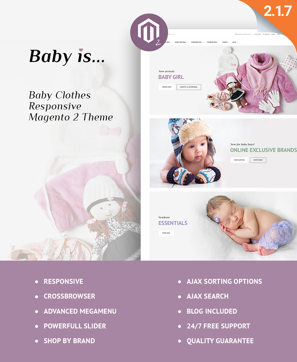 Babyis – Baby Clothes Store Responsive Magento Theme