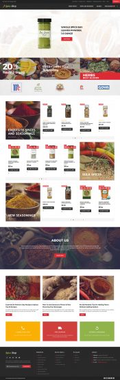 Spice Shop - Seasonings and Herbs Store Responsive Magento Theme