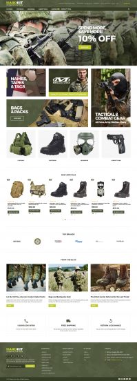 HardKit - US Army Military Shop Magento Theme