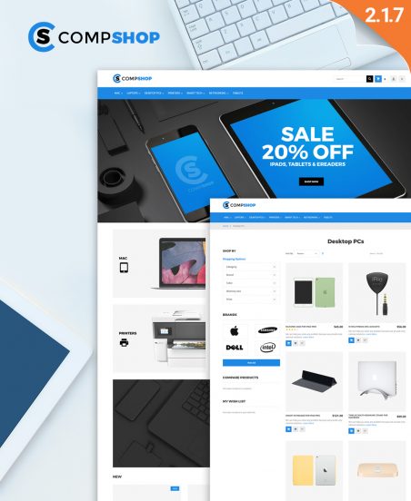 CompShop - Computer Store Magento Theme