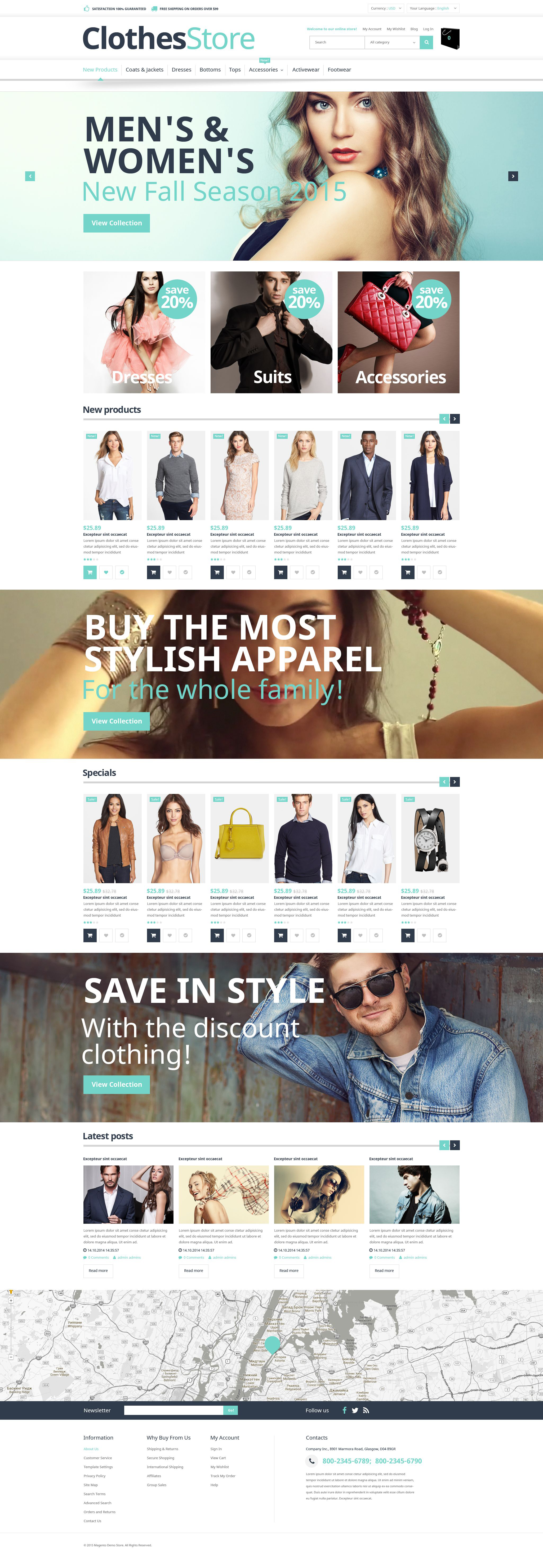 Free Magento 1.9 Template Magento Theme