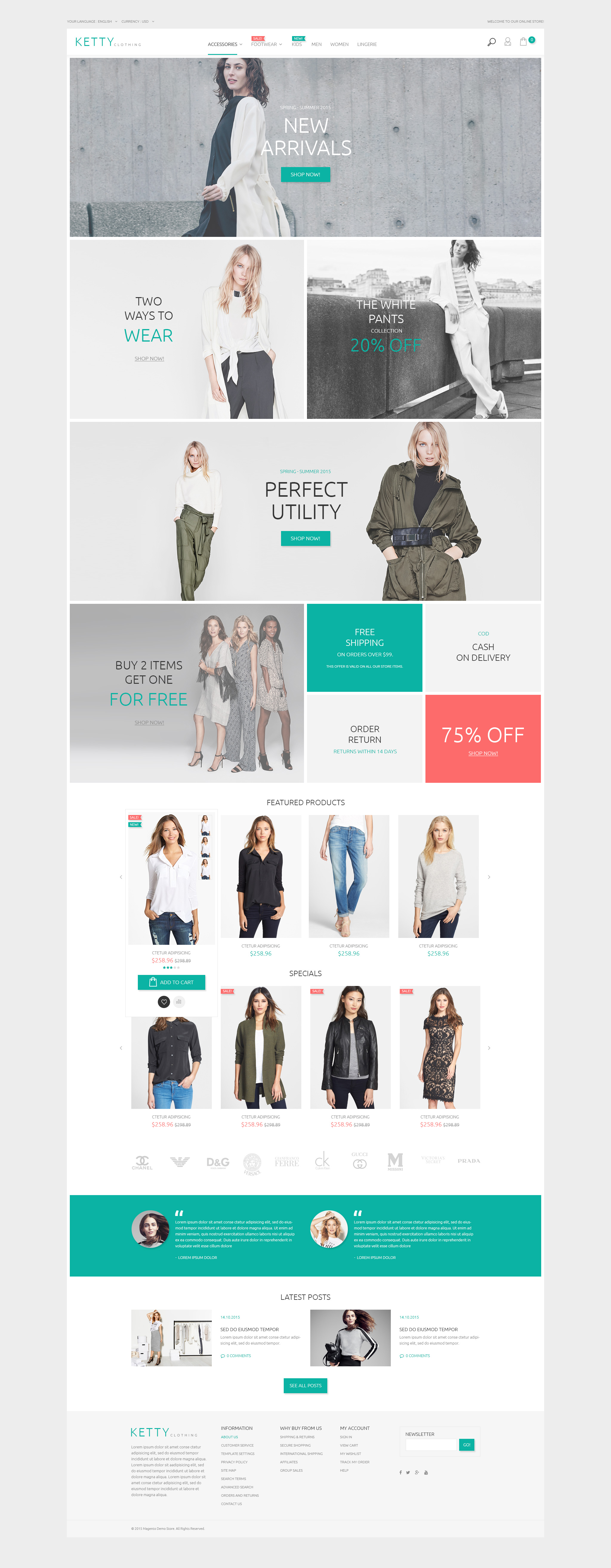 Ketty – Fashion Store Magento Theme