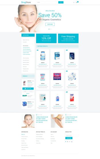 Drugstore Magento Theme