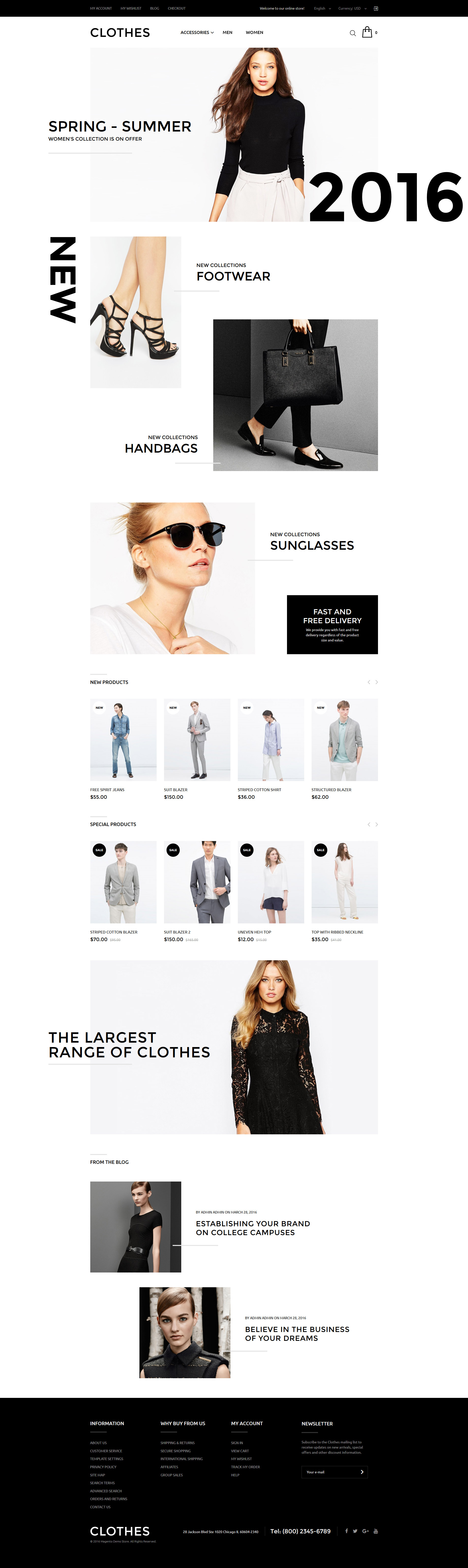 Fashion Store Templates Archives - Zemez Magento