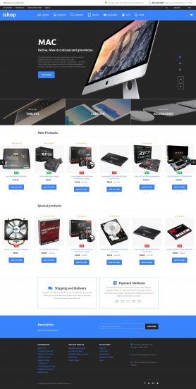 iShop - Electronic Magento Theme