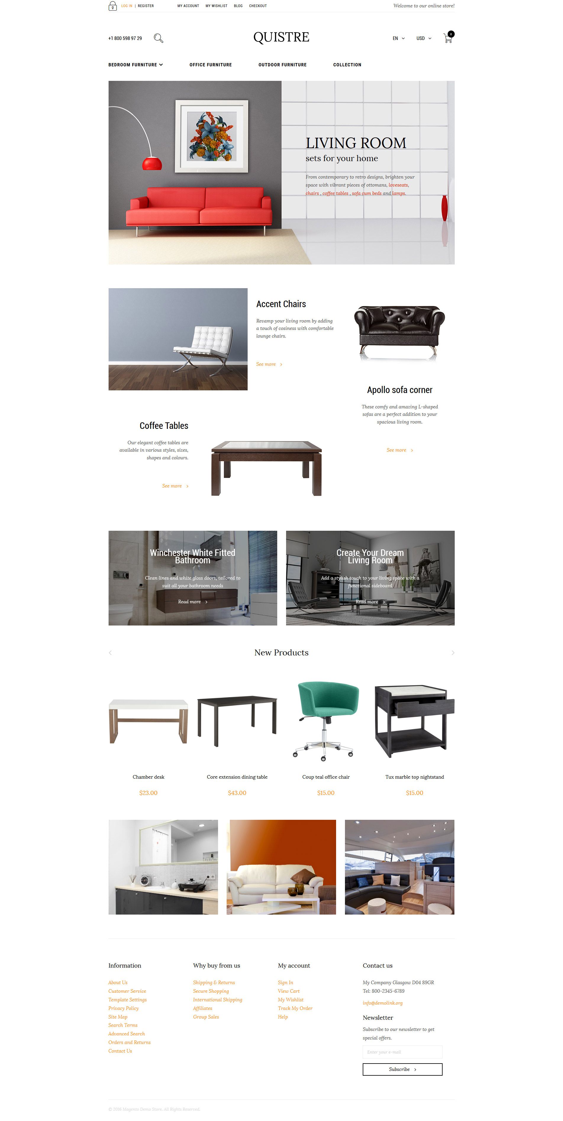 Quistre Magento Theme