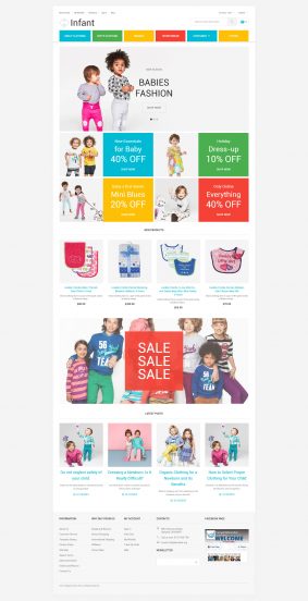 Infant Magento Theme