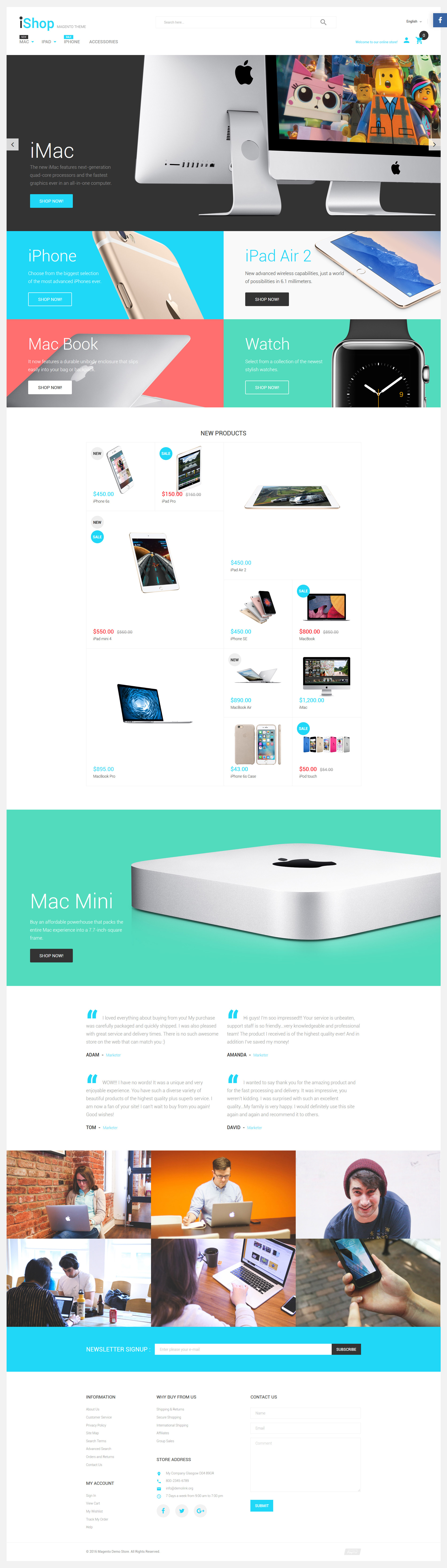 iShop – Electronic Devices Magento Theme