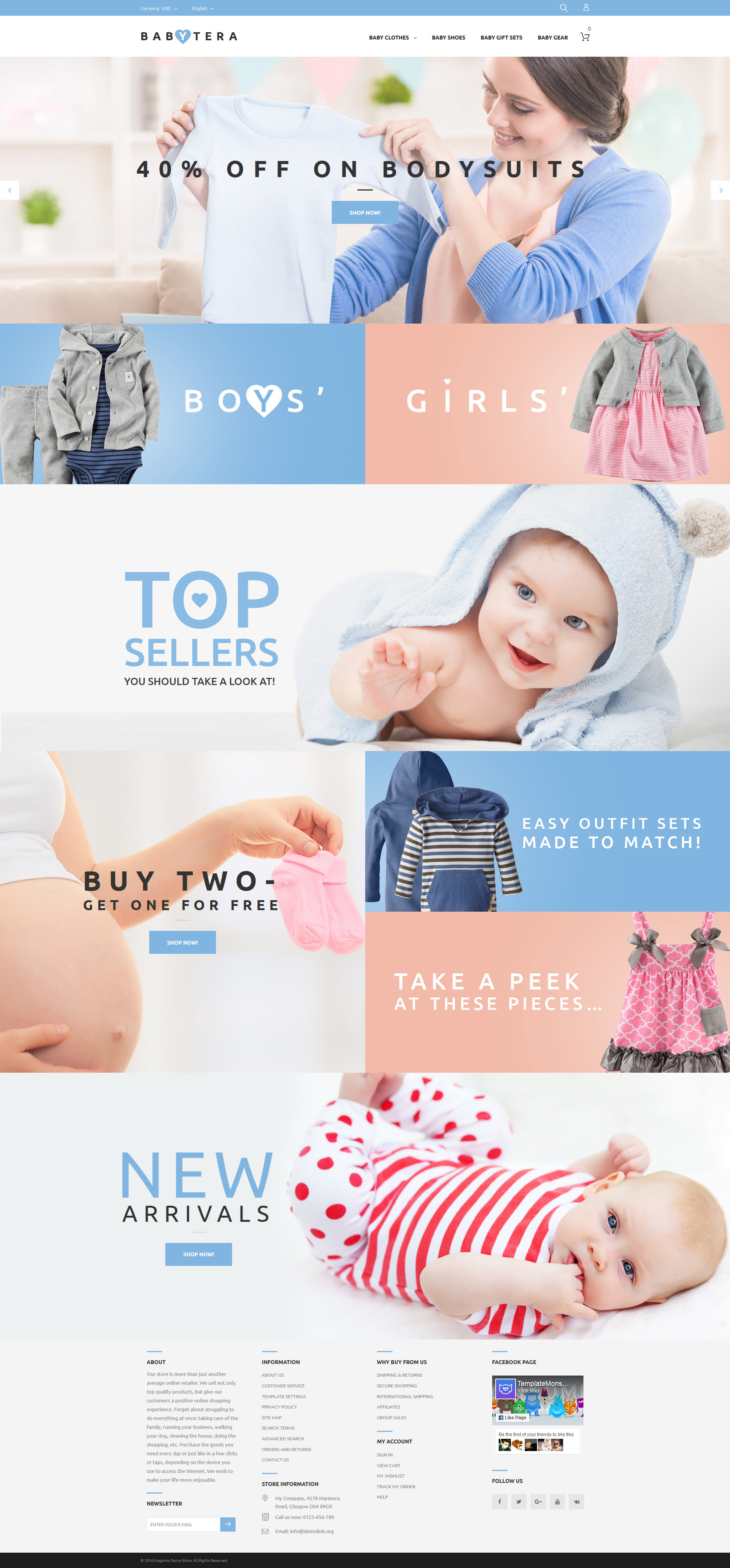 Babytera – Baby Store Magento Theme