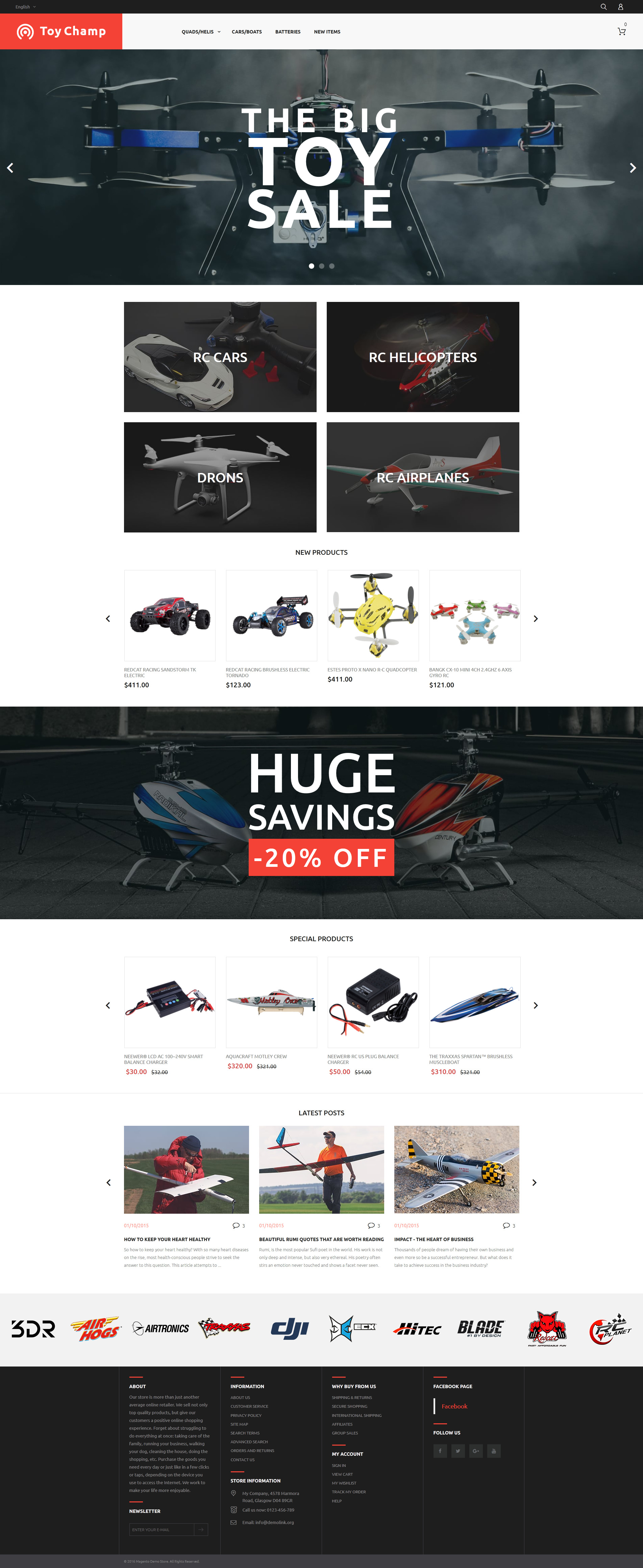 Toy Champ Magento Theme