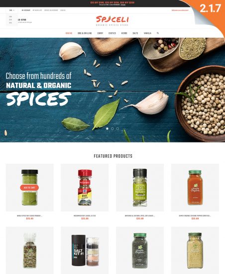 Spiceli Magento Theme