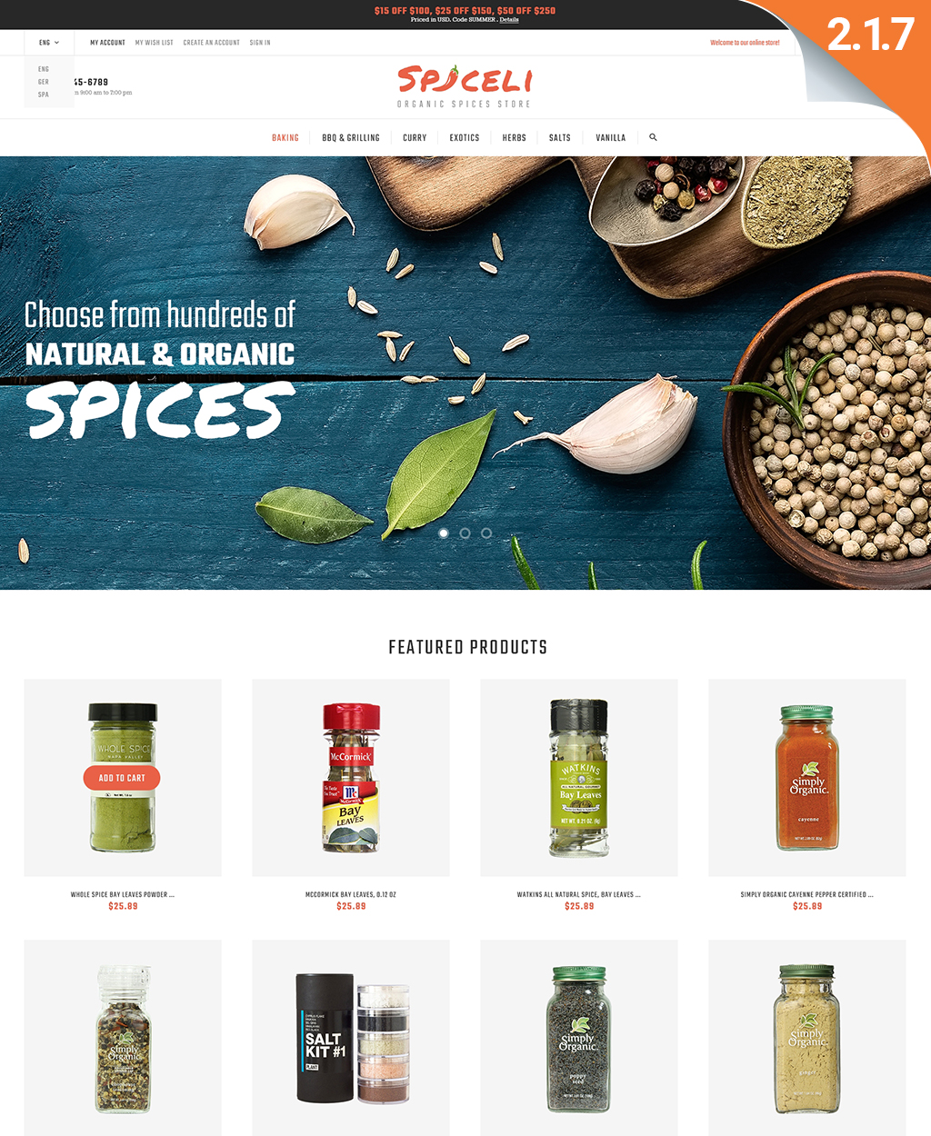 Spiceli Magento Theme