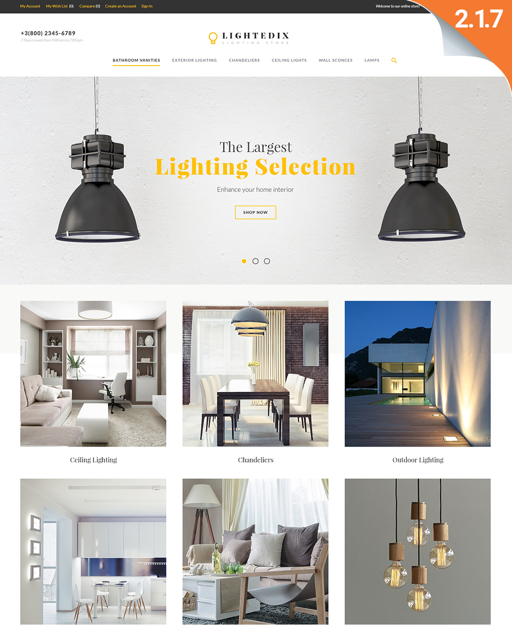 Lightedix – Lightning Store Responsive Magento Theme