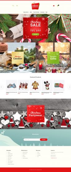 Xmas - Christmas Gifts Store Responsive Magento Theme