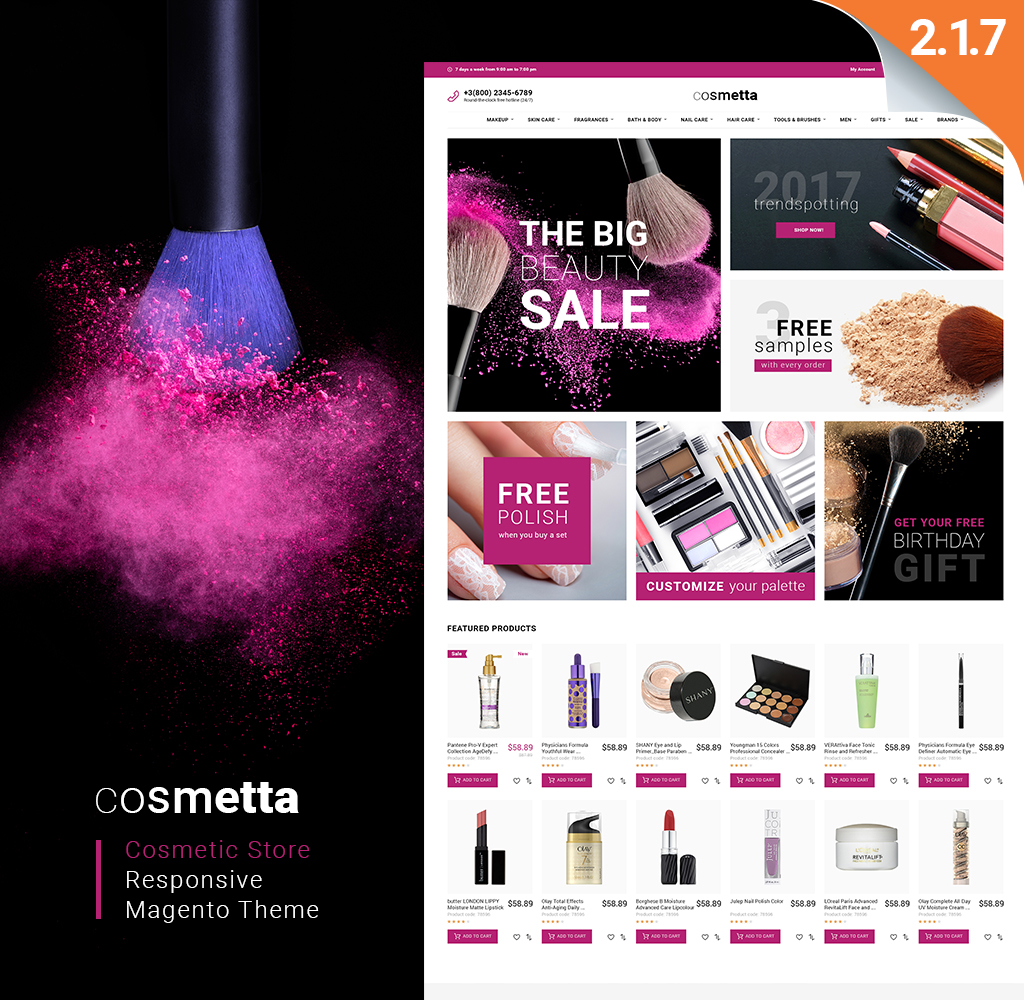 Cosmetta Magento Theme