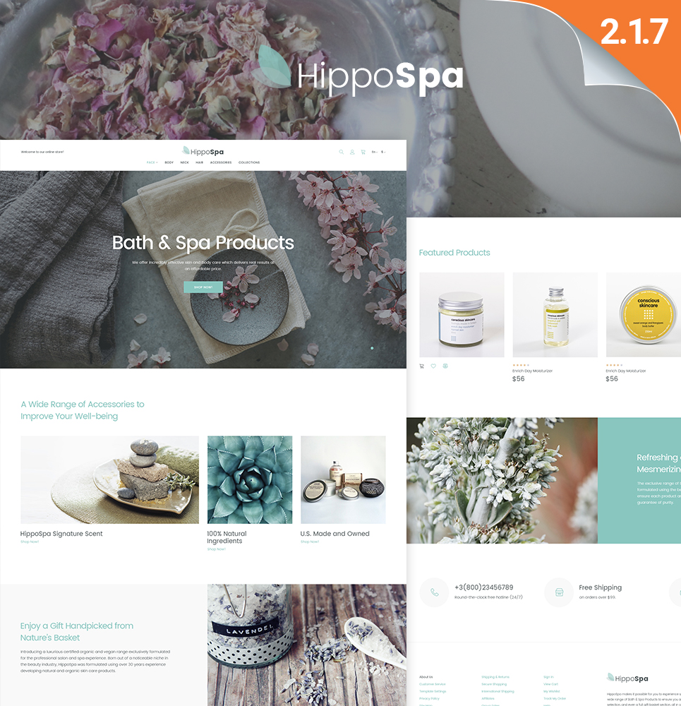 HippoSpa Magento Theme