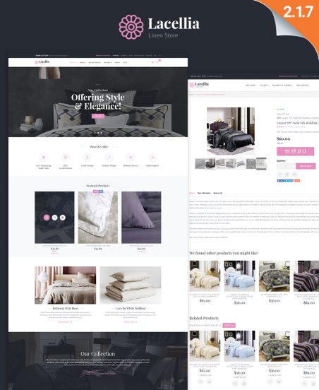 Lacellia - Linen Store Magento Theme