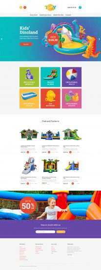 Inflatable Toys Magento Theme