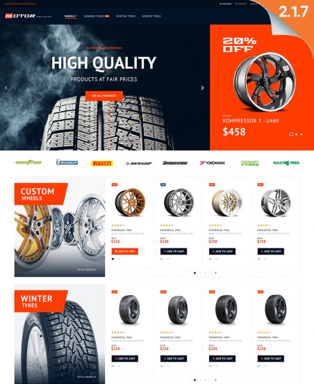 Motor - Car Services Magento Theme