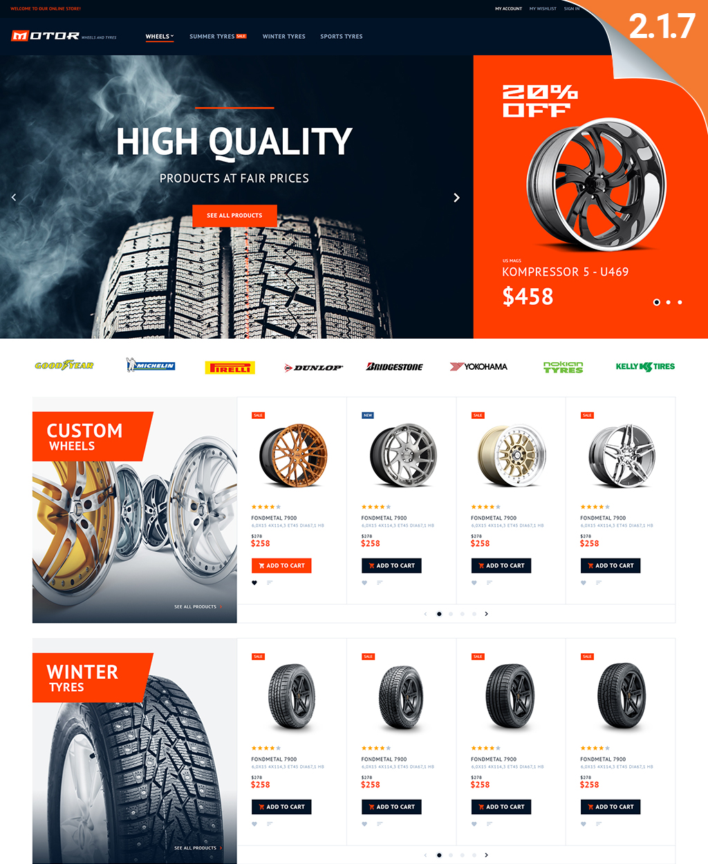 Motor – Car Services Magento Theme