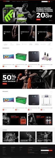 Hard Gainer - Sports Nutrition Store Responsive Magento Theme