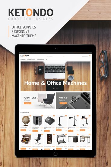 Stationery Template Magento Theme