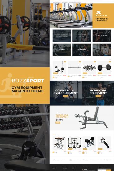 BuzzSport - Gym Equipment Magento Theme