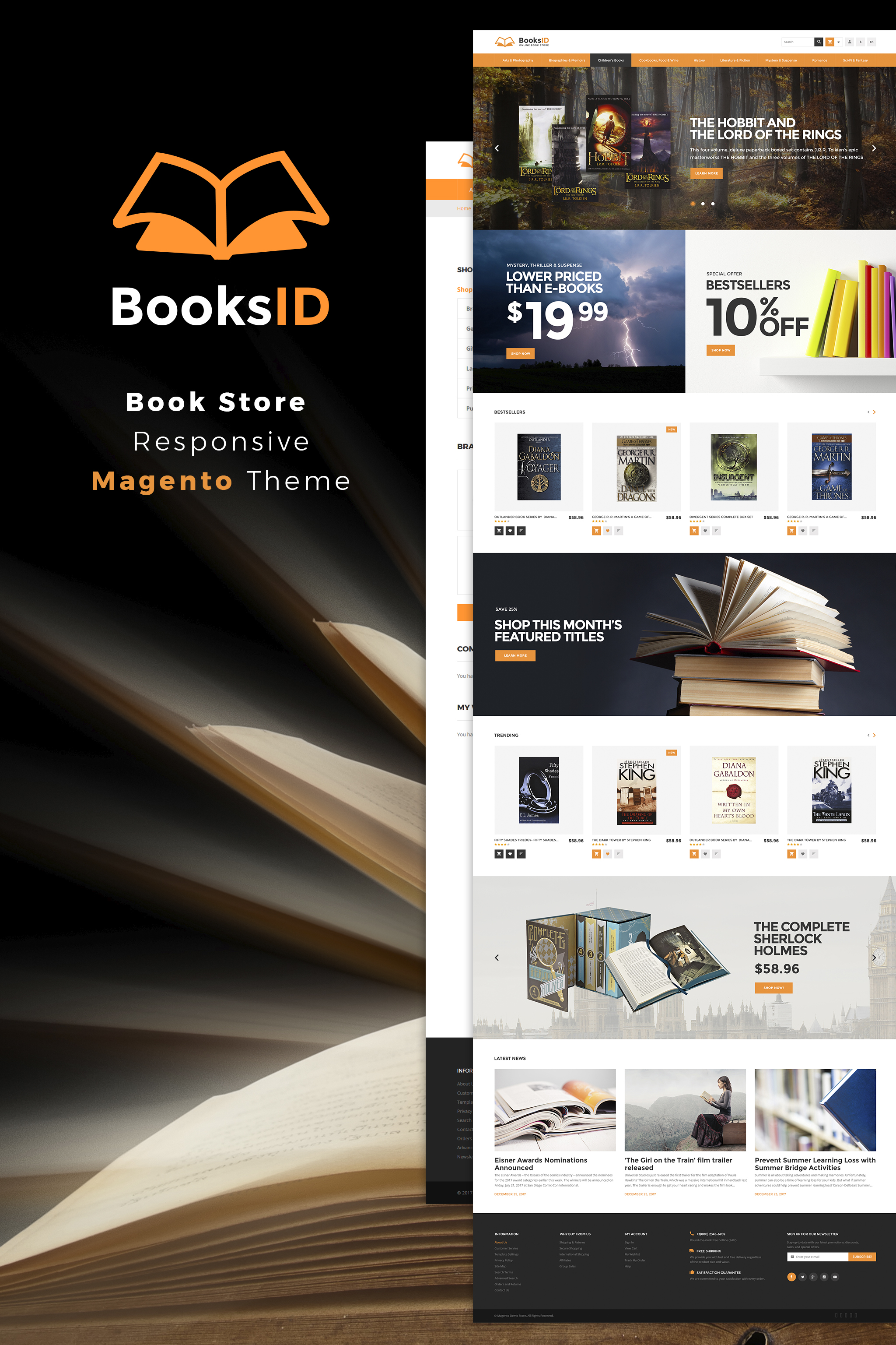 BooksID – Book Store Magento Theme