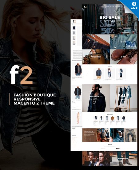 F2 - Fashion Boutique Magento Theme