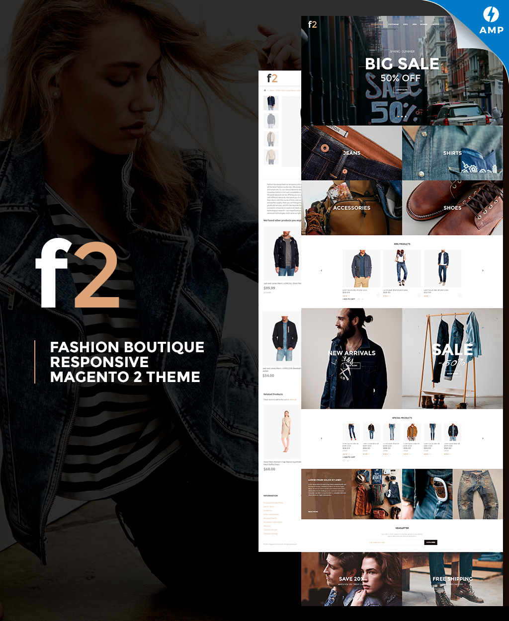 F2 – Fashion Boutique Magento Theme