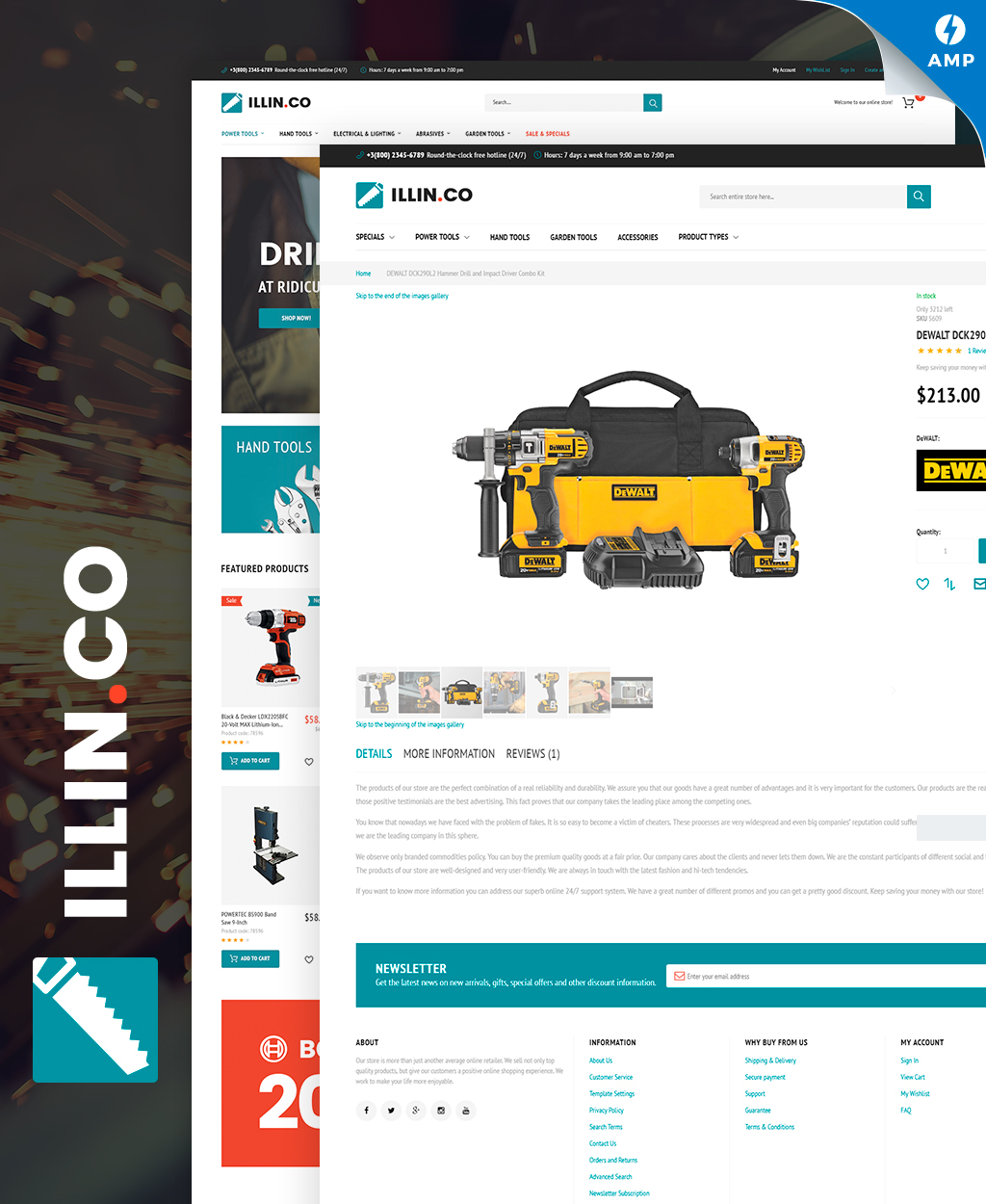 Illin.co – Tools & Equipment Magento Theme