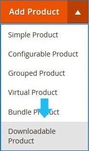 choose the downloadable product