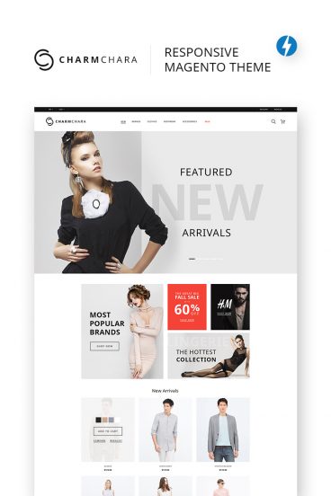 CharmChara - Fashion Store Magento Theme