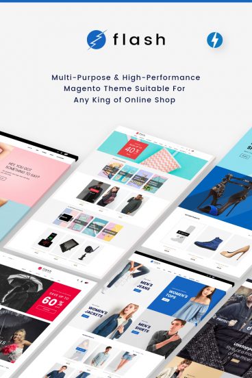 Flash - Multi-Purpose & High-Performance Magento Theme