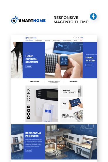 SmartHome - AMP Home Electronics Magento Theme