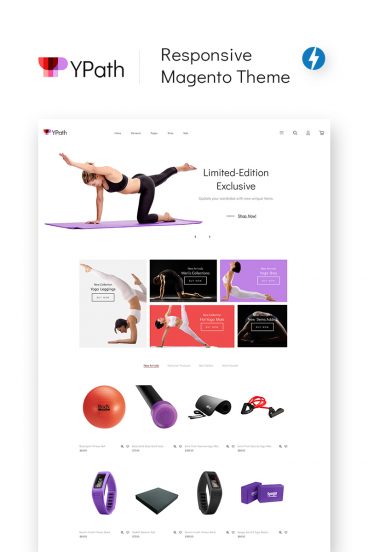 YPath - AMP Yoga Store Magento Theme