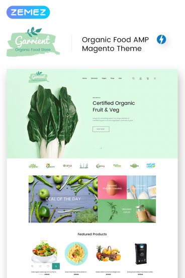 Garrient Organic Food Magento Theme