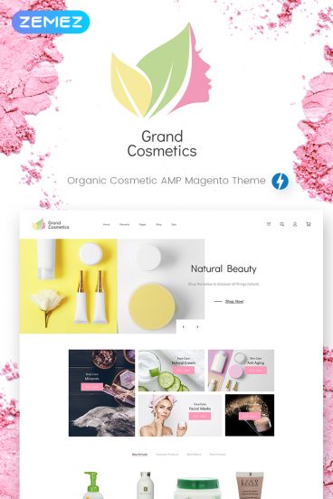 GrandCosmetics - Cosmetics Store Magento Theme