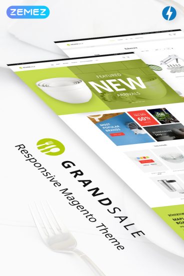 GrandSale - Kitchen Supplies Magento Theme