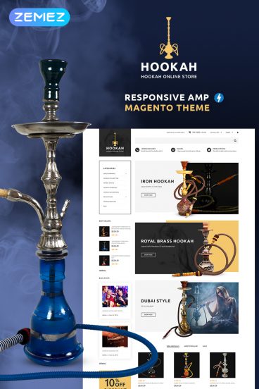 Hookah - Hookah Bar Magento Theme