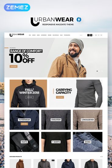 UrbanWear - Apparel Magento Theme