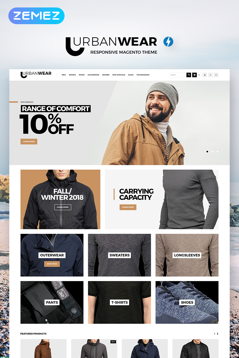 UrbanWear – Apparel Magento Theme