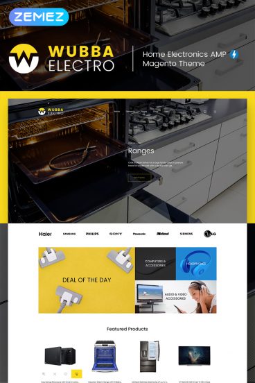 Wubba - Home Electronics Magento Theme